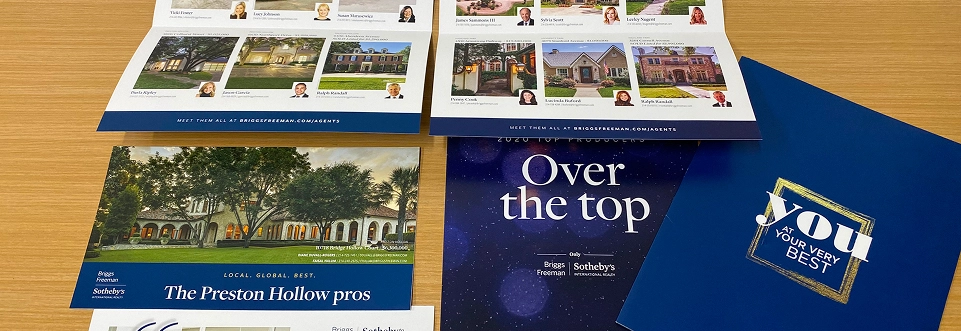 Direct mail collateral from Accelerate Print group